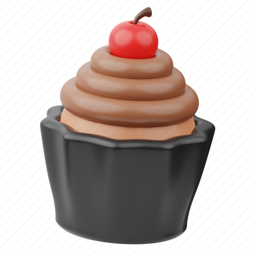 Muffin, cafe, coffee, shop, restaurant, business, beverage 3D illustration - Download on Iconfinder