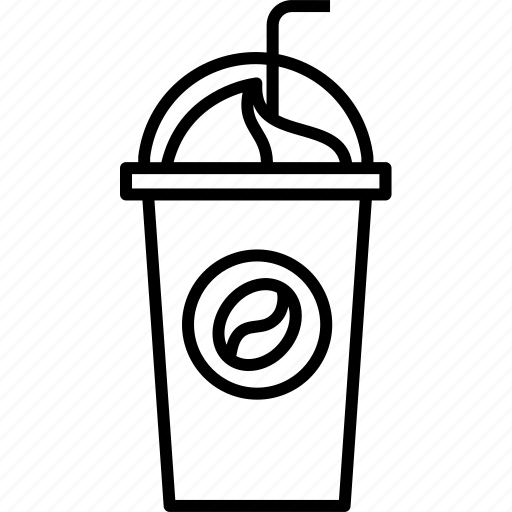 Smoothie, coffee, ice, drink, frappe, cafe icon - Download on Iconfinder