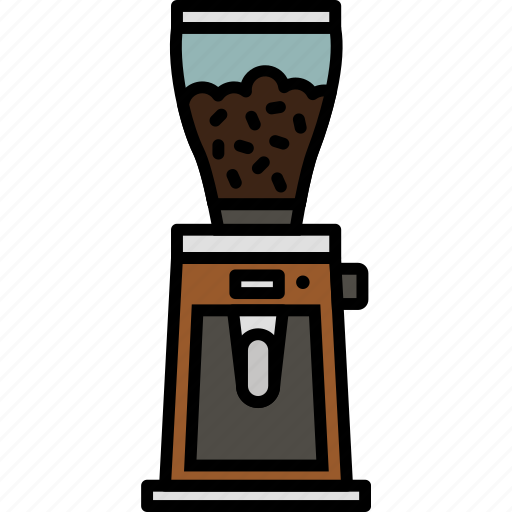 Grinder, machine, espresso, bean, coffee, mill, maker icon - Download on Iconfinder