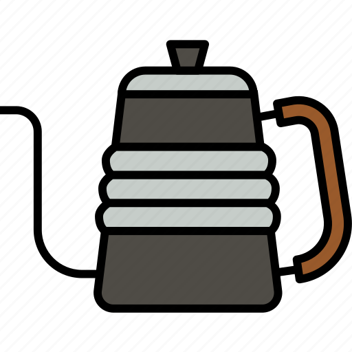 Kettle, drip, coffee, hot, pot, warm, cafe icon - Download on Iconfinder