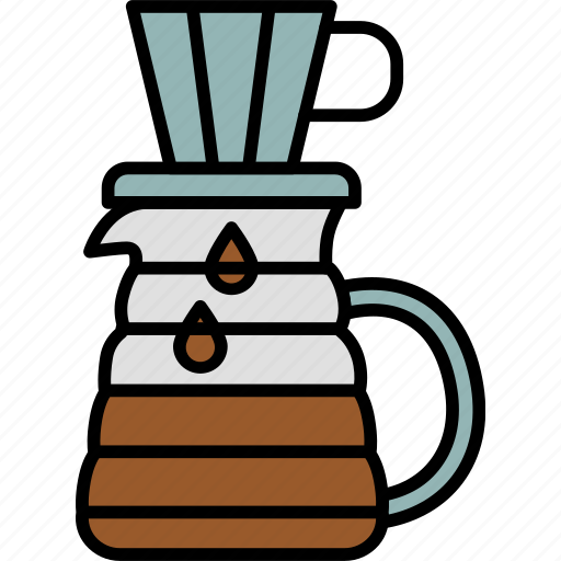 Drip, coffee, dripper, hot, cafe icon - Download on Iconfinder