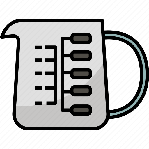 Coffee, cup, measuring, measurement, measures, volumetric icon - Download on Iconfinder