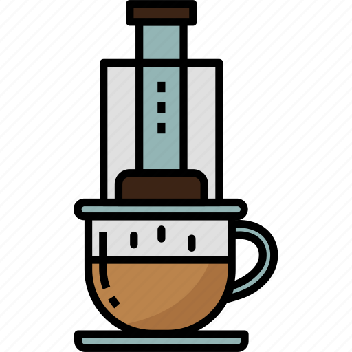 Aeropress, coffee, hot, brew, cafe icon - Download on Iconfinder