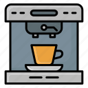 coffee machine, espresso, coffee maker, coffee cup, hot coffee, coffee shop, beverage