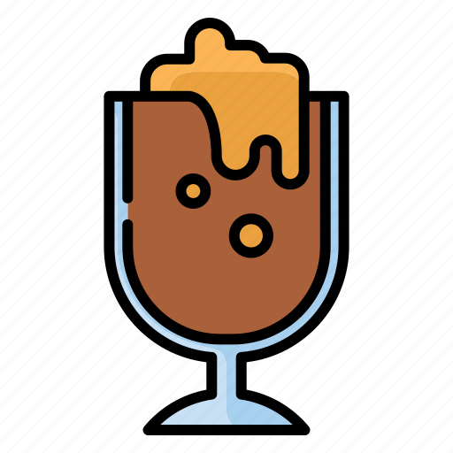 Frappe, frappuccino, coffee, ice coffee, drink, whipped cream, food and restaurant icon - Download on Iconfinder