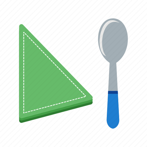 Clean, cloth, flatware, fork, napkin, spoon, table icon - Download on Iconfinder