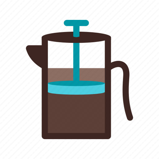 Coffee, cup, french, fresh, pot, press icon - Download on Iconfinder