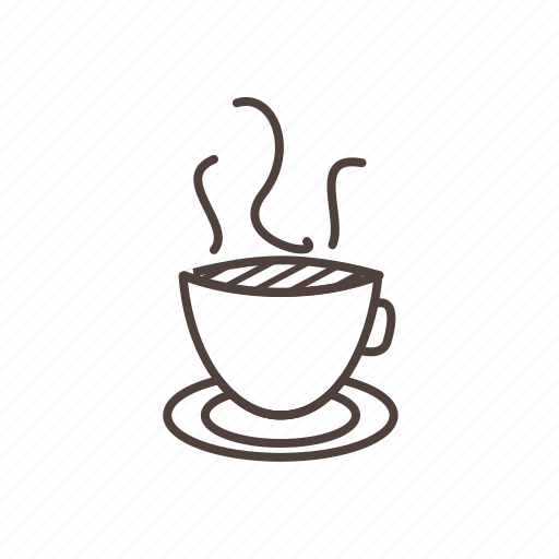 Coffee, cup, drink, line, outline icon - Download on Iconfinder