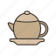 coffee, drink, tea, teapot icon 