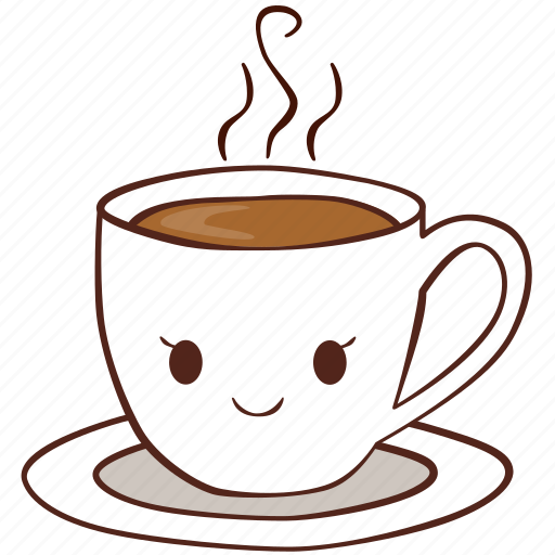 Coffee, cup, happy, hot, smile, tea icon - Download on Iconfinder