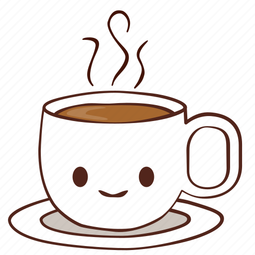 Coffee, cup, happy, hot, smile, tea icon - Download on Iconfinder