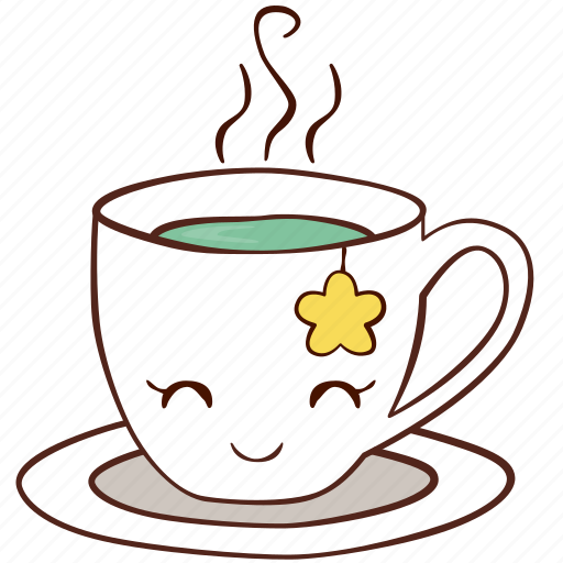 Cup, happy, hot, smile, tea icon - Download on Iconfinder