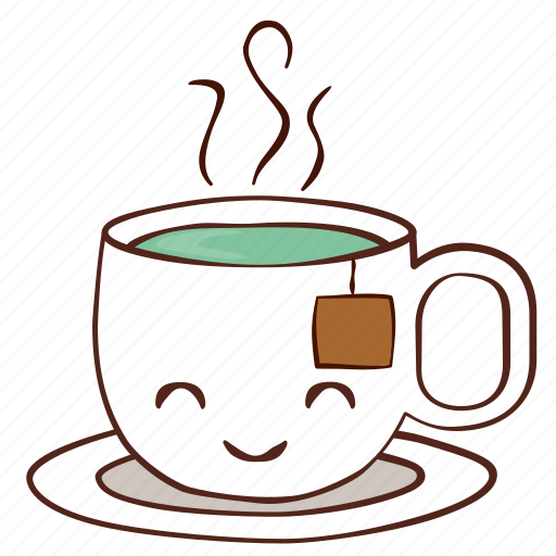 Cup, happy, hot, smile, tea icon - Download on Iconfinder