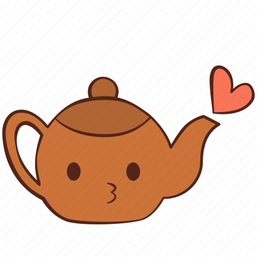 Happy, heart, love, smile, teapot icon - Download on Iconfinder