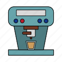 espresso, drink, coffee, beverage, caffeine, hot, cup, machine, cafe