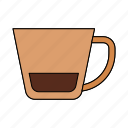 espresso, cup, shot, coffee, hot, trophy, drink, tea