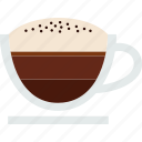 marocchino, coffee, espresso, mug, cafe, food, drink, cappuccino