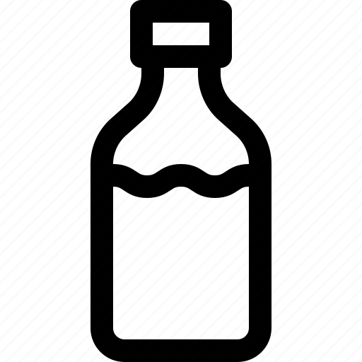 Milk, bottle, beverage, drink icon - Download on Iconfinder