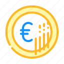 euro, coin, money, business, finance, currency
