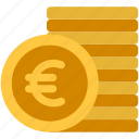 euro, coin, cash, business, money, bitcoin, currency, finance, bank