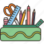 stationery, writing, studying, supplies, office 
