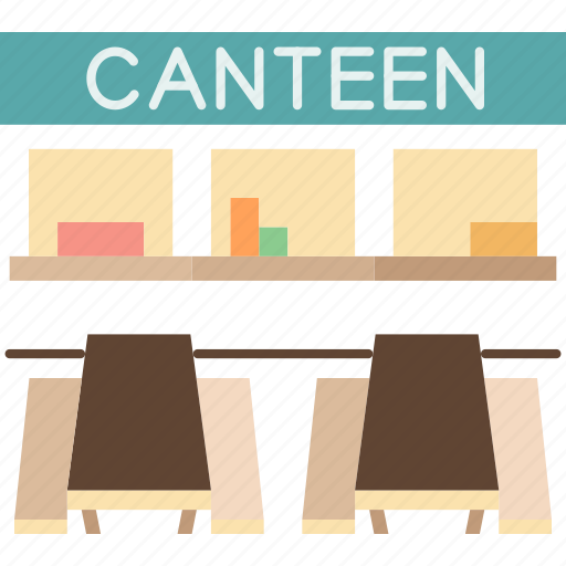 Canteen, cafeteria, restaurant, food, dining icon - Download on Iconfinder