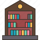 library, bookcase, literature, knowledge, education