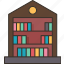 library, bookcase, literature, knowledge, education 