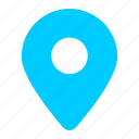 blue, address, gps, location, map, marker, navigation