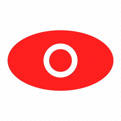 Eye, red, view, visibility, visible icon - Download on Iconfinder