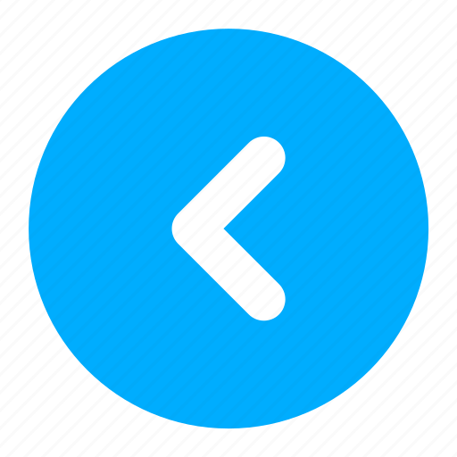 Arrow, back, blue, direction, left icon - Download on Iconfinder