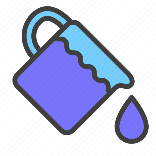 Bucket, color, drop, fill, juice, paint, water icon - Download on Iconfinder