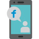 facebook, mobile, phone, communication, device, interface
