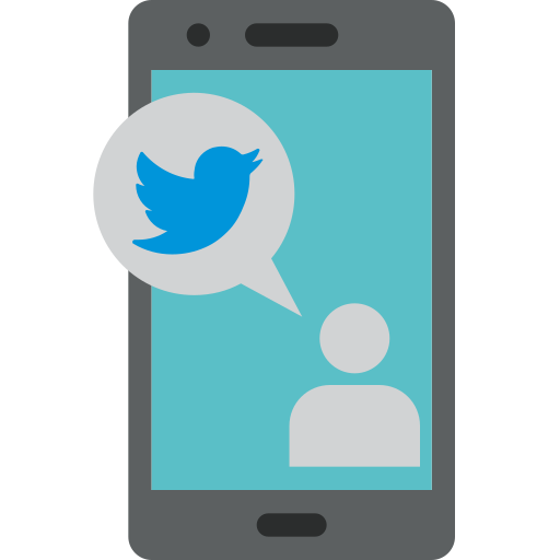 Mobile, phone, twitter, call, chat, message icon - Free download