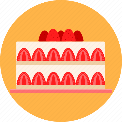 Birthday, cake, christmas, dessert, gateau, party, strawberry icon - Download on Iconfinder