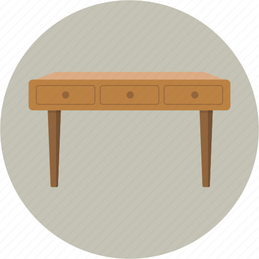 Desk, drawer, furniture, library, study, work icon - Download on Iconfinder