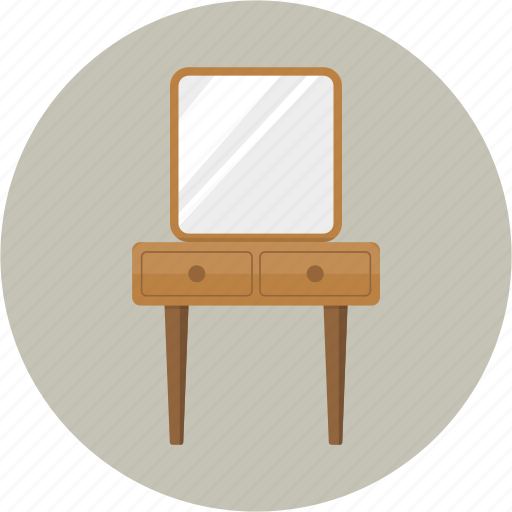 Cosmetics, dressing table, furniture, makeup, mirror, vanity icon - Download on Iconfinder