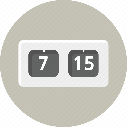 Calender, clock, date, desk, standing clock, table clock, time icon - Download on Iconfinder