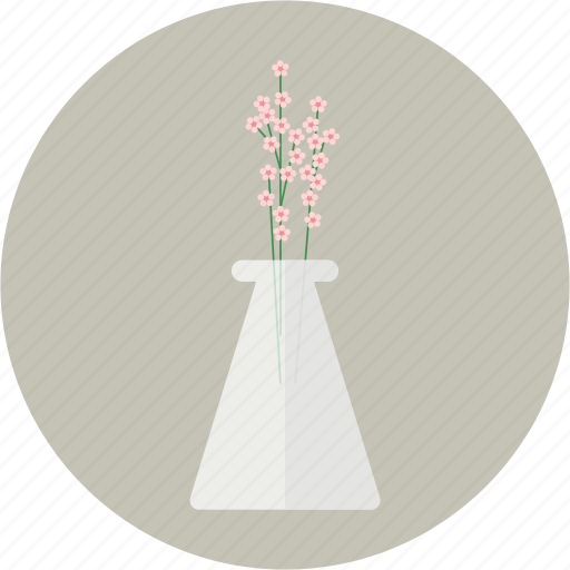 Babies' breath, blossom, flower, glass, spring, vase icon - Download on Iconfinder
