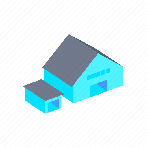 And, building, depot, hangar, isometric icon - Download on Iconfinder