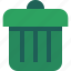 bin, delete, recycle, remove, garbage, trash 