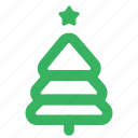 christmas tree, star, christmas