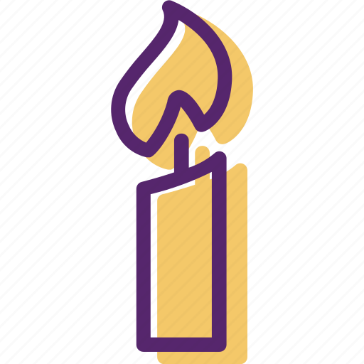 Candle, christmas, fire, flame, light, warm, xmas icon - Download on Iconfinder
