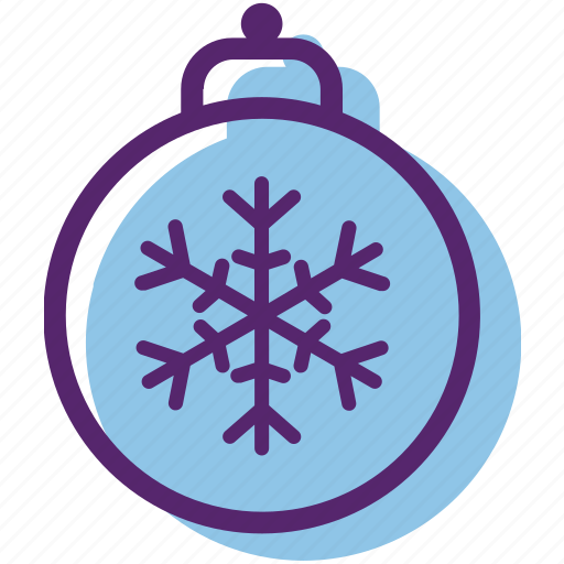 Ball, decor, ornament, snowball, snowflake, tree ornament, xmas icon - Download on Iconfinder