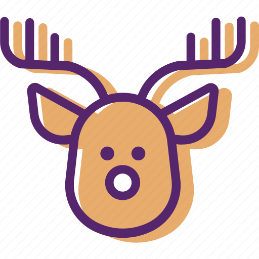 Animal, christmas santa, present, reindeer, sled, xmas icon - Download on Iconfinder