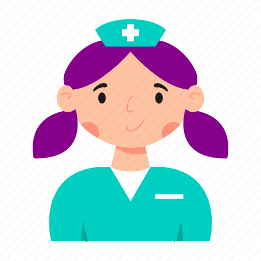 Nurse, colorful, style, medical, care, healthcare, hospital icon - Download on Iconfinder