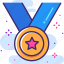 award, medal, star 