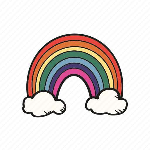 Cloud, rainbow, weather icon - Download on Iconfinder