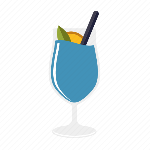 Alcohol, beverage, blue, cocktail, drink, glass, swimming pool icon - Download on Iconfinder
