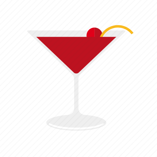 Alcohol, beverage, cherry, cocktail, drink, glass, manhattan icon - Download on Iconfinder